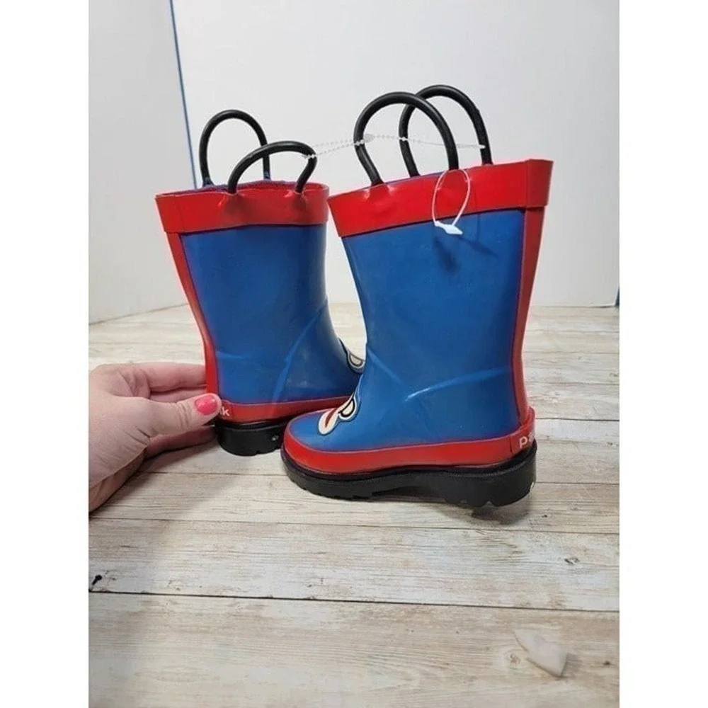 Paul Frank Kids XS 5/6 Kids‎ Rainboots Red Blue